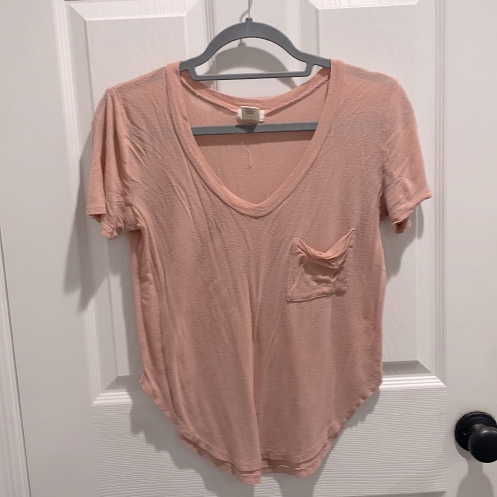 Side Pocket Flowy Shirt